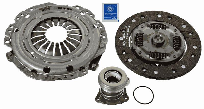 DEBRİYAJ SETİ + HİDR.RULMAN (GÜÇLENDİRİLMİŞ) ASTRA G-H-COMBO-MERIVA-VECTRA B-C-ZAFIRA A-B 1.6 16V - SACHS - OEM 1606480