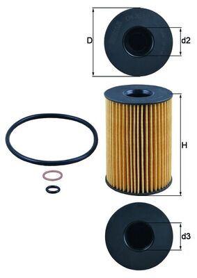 YAG FILTRESI BMW N63 N74 F07 F10 F11 G30 F06 F12 F13 F01 G11 G12 G14 E70 F15 G05 E71 E72 F16 G06 G07 - MAHLE - OEM 11427583220