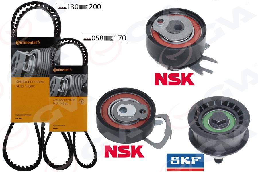 TRİGER SETİ(130x20)POLO-CORDOBA-GOLF4-FABIA-BORA 1.4-1.6 16V BCB-BBY-BUD-BBZ-BKY-AHW-AJV-AZD-CGGB ( 5 PARÇA ) - GVA - OEM 036198119A