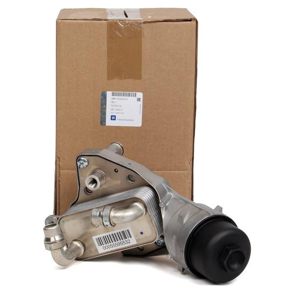 YAĞ SOĞUTUCUSU KOMPLE INSIGNIA A 08>17 ASTRA J 10>15 ZAFIRA C 11> DOBLO-BRAVO 2.0 CDTI-MTJ A20DTH A20DTC A20DTE Y20DTH - GM - OEM 55595532