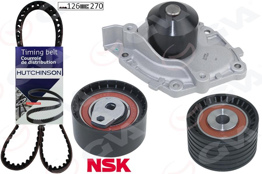 DEVİRDAİMLİ EKSANTRİK GERGİ KİTİ (126x270) LAGUNA 2.0 16V F4R760 (02-03) MEGANE 4/04=> - GVA - OEM 130C11321R