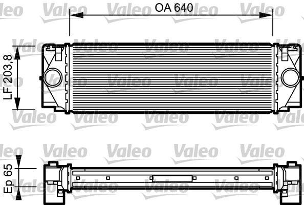 TURBOSARJ RADYATORU MERCEDES SPRINTER B906 . VW CRAFTER 30-35-50 - VALEO - OEM A9065010301