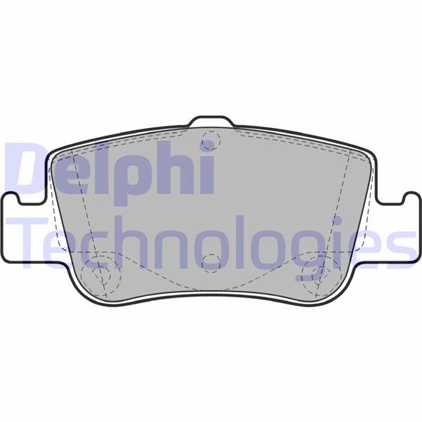 FREN BALATASI ARKA AURIS 2007 - COROLLA 2004 - D4D - DELPHI - OEM 0446602181