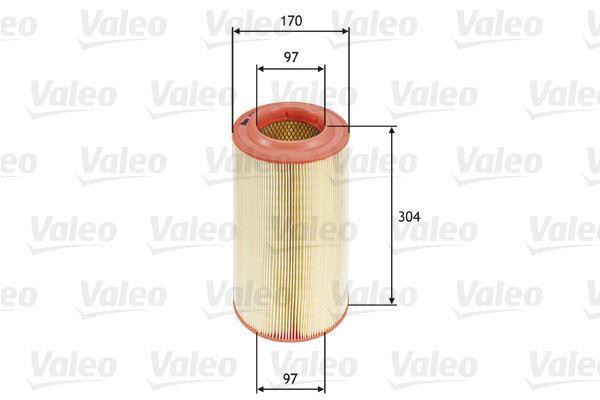 HAVA FİLTRESİ JUMPER 2.2HDI-3.0HDI (06-)-DUCATO 2.0D-2.2D-2.3D-3.0D (06-)-BOXER 2.2HDI-3.0HDI (06-) - VALEO - OEM 1444.QT