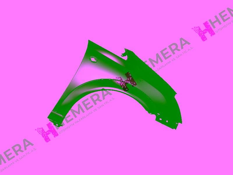ÇAMURLUK ÖN SAĞ SİNYAL DELİKLİ SAC OPEL MERIVA 2003-2010 - GORDON - OEM 93174466