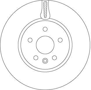 ÖN FREN AYNASI ASTRA K 15=> (16 İNÇ / 5 DELİK) (300x26x5DL HAVALI) - TRW - OEM 13515909