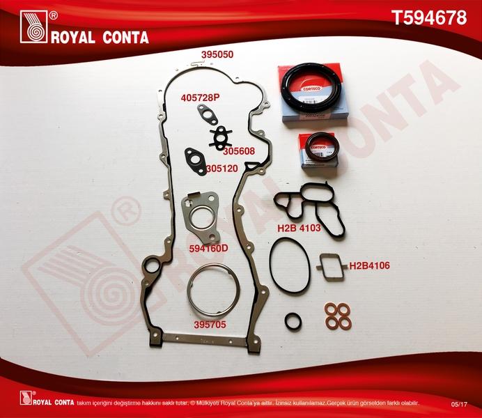 ALT TAKIM CONTASI (CORTECO KEÇELİ) DOBLO-PUNTO-500 - ROYAL - OEM 71753763