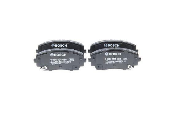 ÖN BALATA KIA PICANTO (TA) 1.0 1.2 (05/2011=> (0986TB3187) - BOSCH - OEM 581011YA30