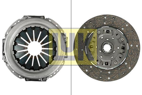 DEBRIYAJ SETİ (BASKI+DİSK) RULMANSIZ MITSUBISHI CANTER FUSO 3.9L 4D34-2A 16V EURO4 FE839 06-> (OYNAR GÖBEK) - LUK - OEM ME507162