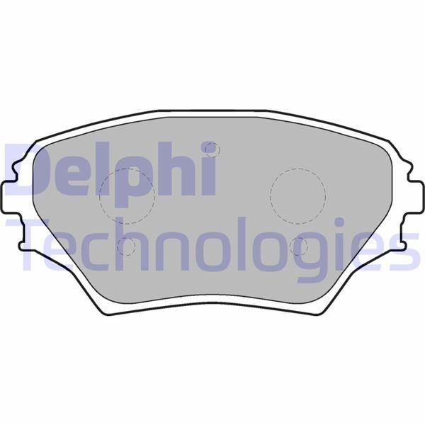ÖN FREN BALATA TOYOTA RAV4 2,0L 1AZ-FE ACA21 01-05 - DELPHI - OEM 0446542070