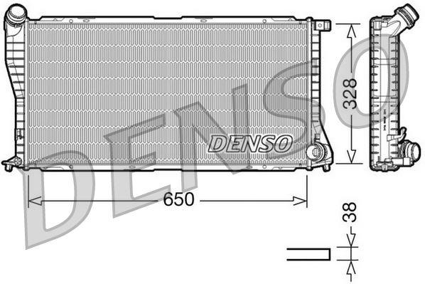 RADİATOR. ENGİNE COOLİNG BMW 5 (E39) (95-04) - DENSO