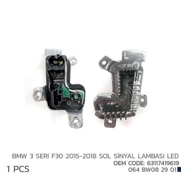 BMW 3 F30 2015-2018 SOL SİNYL LED MODL 63117419619 - NIKEN - OEM 63117419619