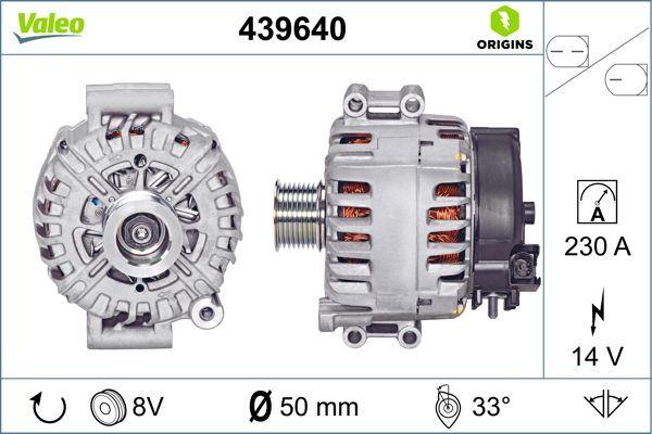 ALTERNATÖR BMW 7 (F01-F02-F03-F04) 740i-BMW X6 (E71-E72) xDrive 35i 08=> - VALEO - OEM 12317573754