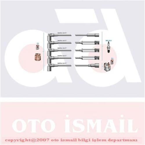 BUJİ KABLOSU TAKIMI OPEL VECTRA A-ASTRA F-KADETT E 1.8-2.0 8V (18SV-18SE-C18NZ-C20NE) - DODUCO - OEM 1612537