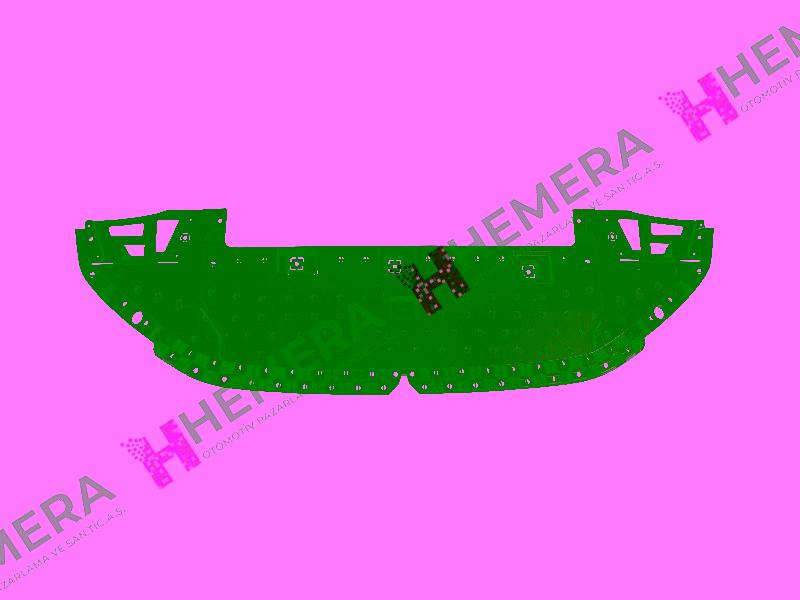 TAMPON MUHAFAZASI ÖN ALT PEUGEOT 208 2019> - PULO - OEM 9823206580
