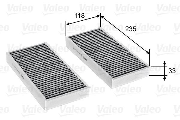 POLEN FILTRESI TAKIMI BMW F40 F44 F45 F46 F48 F39 . MINI F54 F55 F56 F57 F60 KARBONLU - VALEO - OEM 64316835405