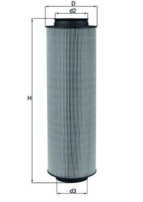 HAVA FILTRESI MERCEDES OM668 W168 W414 - MAHLE - OEM A6680940304