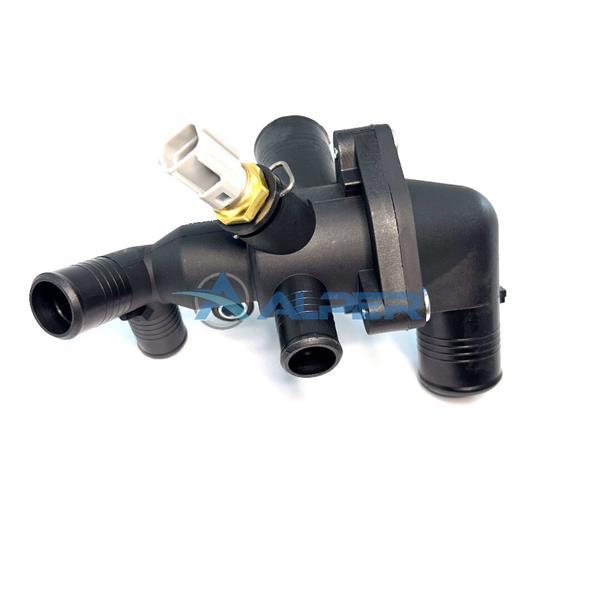 TERMOSTAT GOVDESI KOMPLE TRANSIT V363-V348 11>17 2.2 155PS - ALPER - OEM BK3Q8A586AB