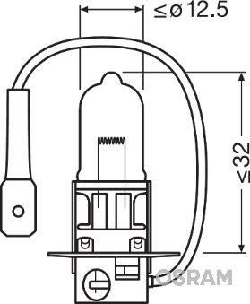 AMPUL 12V H3 55W SUPER - OSRAM