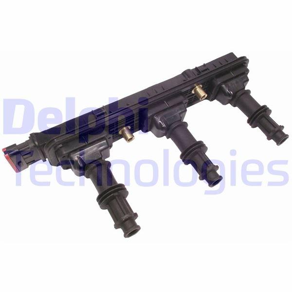 ATEŞLEME BOBİNİ VECTRA B 2.6İ V6 (00-03)- VECTRA C-SIGNUM 3.2 V6 02=> OMEGA B 2.6 V6-3.2 V6 (00-03) (1-3-5 SİLİNDİRLER) - DELPHI - OEM 1208209