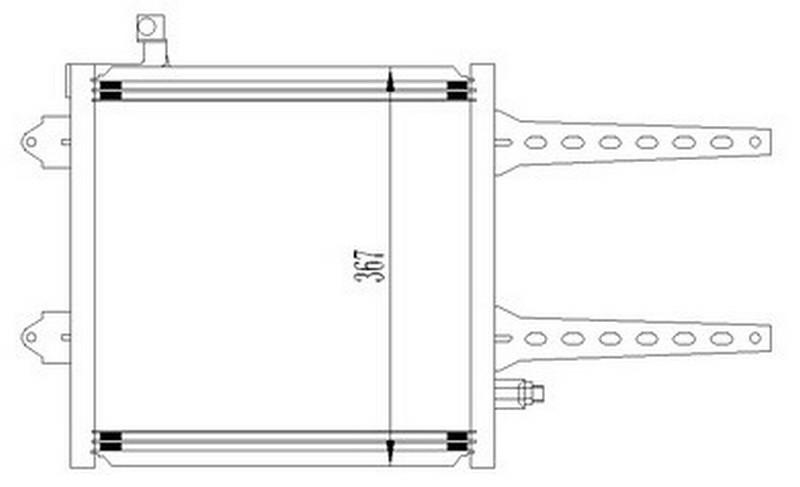 KLİMA KONDENSERİ POLO 1.4İ-1.6İ-1.9D 94=> (OTO.-MEK.) - ORIS - OEM 6N0820413A
