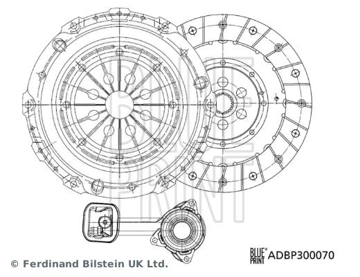 DEBRİYAJ SETİ — BLUEPRINT ADBP300070 - BLUEPRINT - OEM 1376498S1