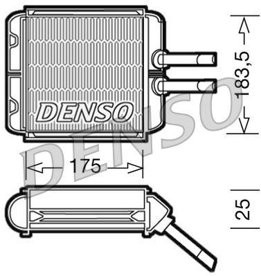 HEAT EXCHANGER. İNTERİOR HEATİNG — DENSO DRR08001 - DENSO - OEM 96201949