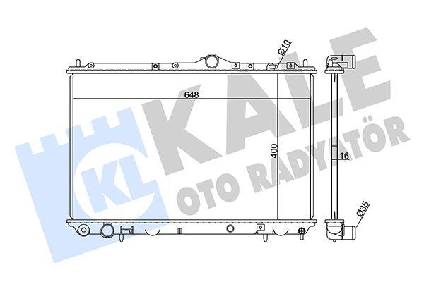 RADYATOR S40 V40 I 1.6-1.8 16V 99=> AL PL BRZ - KALE - OEM 8601843