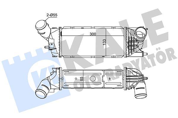 INTERCOOLER C5 II C5 III - 407 407 SW AL PL BRZ - KALE - OEM 0384G6