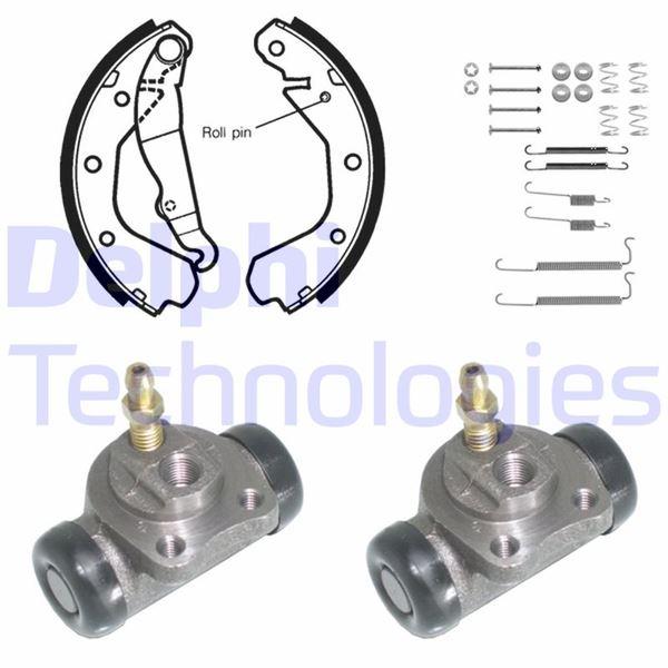 FREN PABUÇ KİTİ ARKA OPEL ASCONA. KADETT. VECTRA 08/84>96 - DELPHI