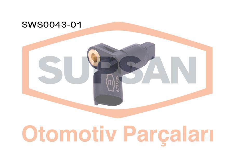 SENSÖR ABS VW BORA 14 (AHW-AKQ-APE-AXP-BCA-) 1.6 (AEH-AKL-APF-AVU-BFQ-ATN-AUS-AZD-BCB) - GOLF III 1. - SUPSAN - OEM 1H0927808