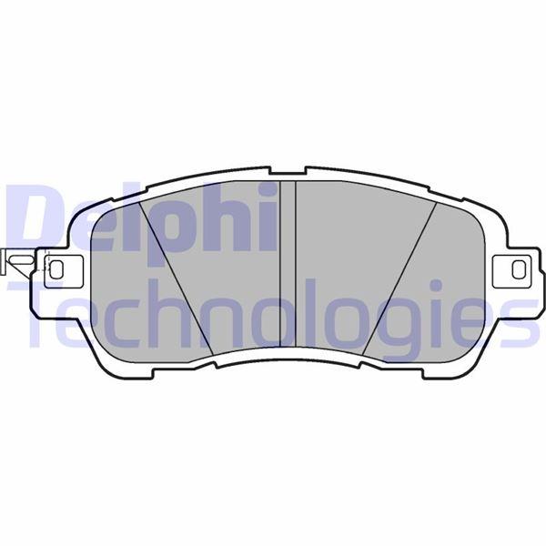 ÖN FREN BALATASI MAZDA 2 14> - DELPHI - OEM DBY13328ZA