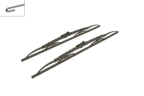 (x) SİLECEK 55+50cm STANDART MGN XSARA 306 BRAVA BRAVO MONDEO TOURNEO CONNECT SONATA - BOSCH - OEM 7701040774