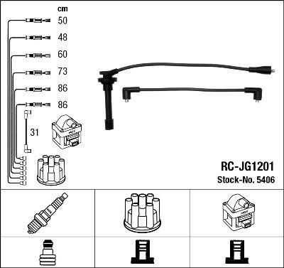 RC-JG1201 ATEŞLEME KABLOSU - NGK