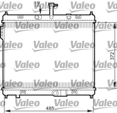 RADYATOR GETZ — VALEO VAL-735515 - VALEO - OEM 25310-1C600