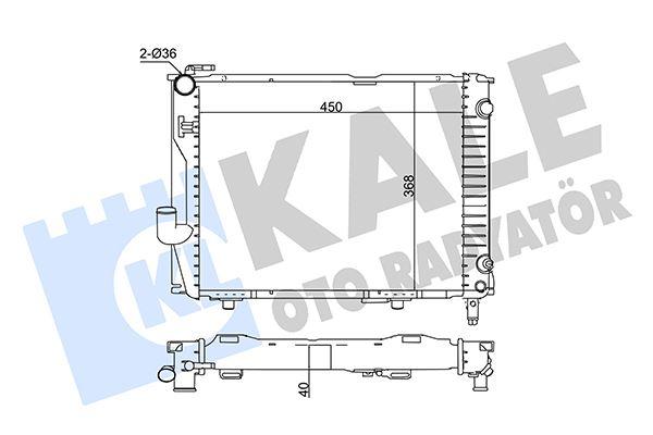 MOTOR SU RADYATORU MERCEDES W124 S124 C124 A124 KLIMASIZ - KALE - OEM A1245001503