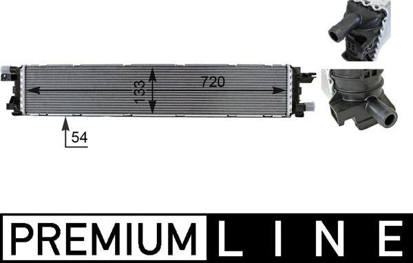 Niedertemperaturkühler AUDI A4/A5/Q5/A8 - MAHLE