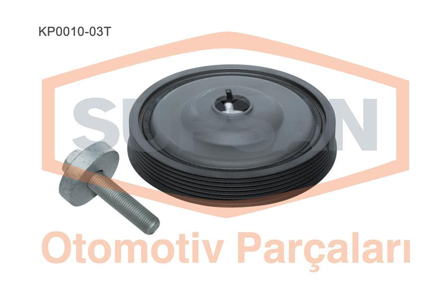 KRANK KASNAĞI RENAULT CLIO II-III-IV KANGOO-MEGANE II-III-IV TALISMAN SYMBOL II-III NISSAN QASHQAI II-PULSAR-JUKE DACIA DUSTER-SANDERO-LOGAN 1.4 1.5dCi 1.6 (K4J-K9K-K4M) (6 OLUK) - SUPSAN - OEM 123031777R