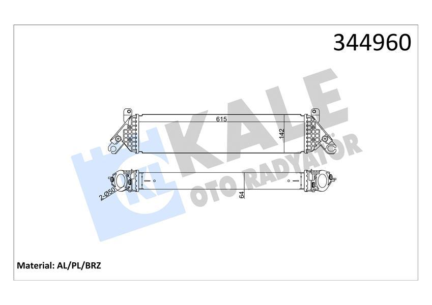 İNTERCOOLER AL/PL/BRZ 3-6-CX-5 - KALE - OEM SH0113565
