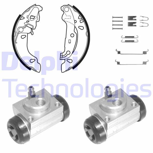 FREN PABUÇ KİTİ ARKA FORD FİESTA. KA 02/00> - DELPHI