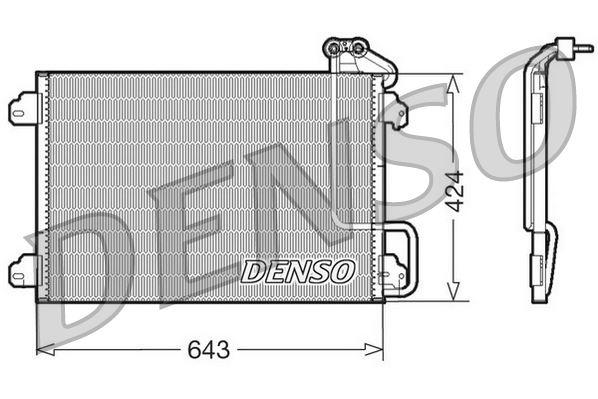 KLİMA KONDENSERİ SCENIC I (99-03) 1.4 16V-2.0 16V-1.9DCI (F9Q.7.34) (538x381x16) - DENSO - OEM 7700434383