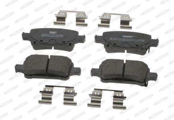 ARKA FREN BALATASI OPEL ASTRA K 1.0-1.4-1.4T-1.6T-1.6 CDTI 16>22 (106.5x46.3x16.6) - FERODO - OEM 1684934880