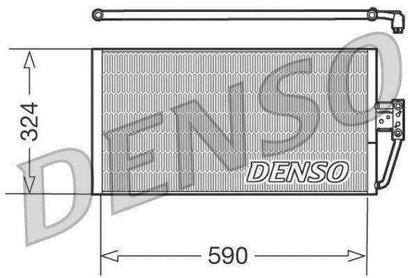 CONDENSER. AİR CONDİTİONİNG BMW 5 (E39) (95-04) - DENSO - OEM 64538375513