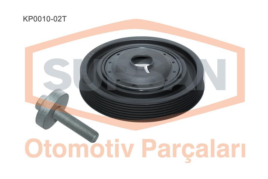 KRANK KASNAĞI RENAULT CLIO II-III-IV KANGOO-MEGANE II-III-IV TALISMAN SYMBOL II-III NISSAN QASHQAI II-PULSAR-JUKE DACIA DUSTER-SANDERO-LOGAN 1.4 1.5dCi 1.6 (K4J-K9K-K4M) (6 OLUK) - SUPSAN - OEM 123031777R