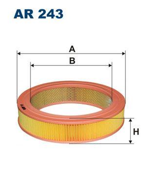 HAVA FİLTRESİ MAZDA 626 III (GD/GV) 2.0 107HP 11/87-05/92 - FILTRON - OEM F801236039A
