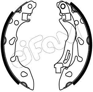 FREN PABUCU FIAT / FORD EUROPE .6 FLEX / PANDA II (169) : 1.1;1.2;1.2 4WD;1.2 Bİ-POWER;1.2 NATURAL P - CIFAM - OEM 1713757