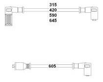 (x) BUJİ+BOBİN KABLOSU UNO 70 SX 1.4 8V (94-00) (KARBÜRATÖRLÜ) - HELLUX - OEM 7716094