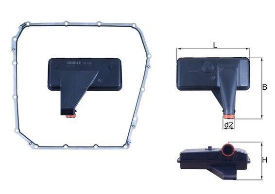 ŞANZUMAN YAĞ FİLTRESİ A4-A5-A6-A7-Q5 2008 => (FEBI 102142) - MAHLE - OEM 0B5325429E