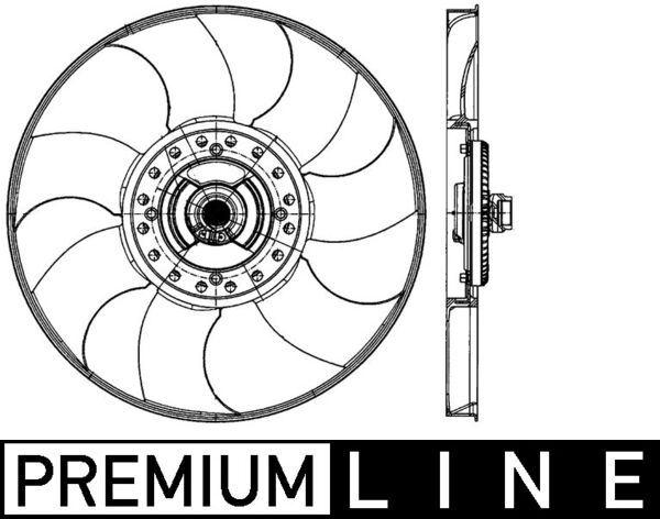 FAN TERMİĞİ FORD TRANSİT 06> 2.2-2.4 TDCİ (FAN+TERMİK) - MAHLE - OEM 6C11