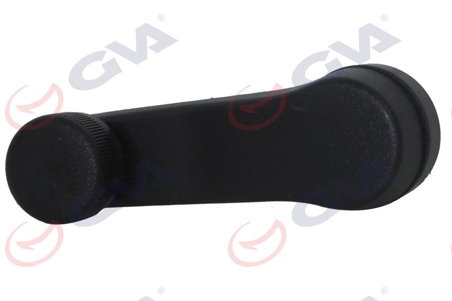 CAM AÇMA KOLU ÖN SAĞ=SOL SİYAH GOLF4-T4 - GVA - OEM 1H0837581DB41
